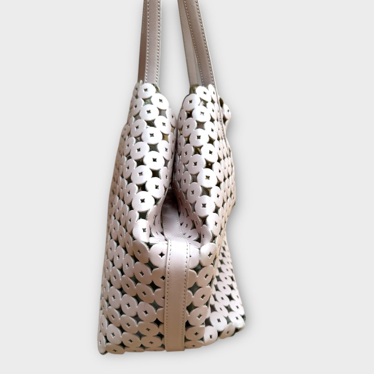 Russell & Bromley Laser Cut Leather Tote Bag