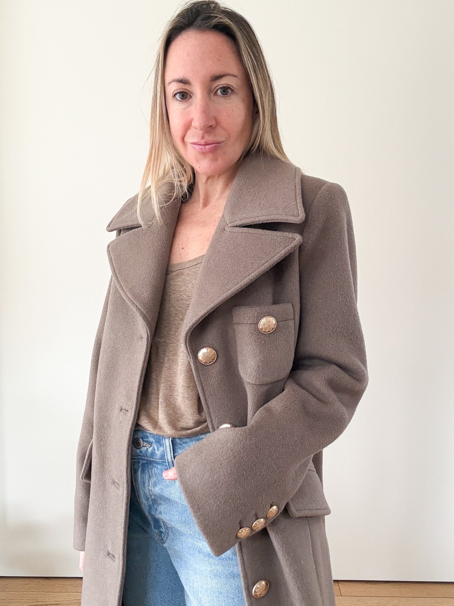 Dea Kudibal Ginza Coat in Praline - Size M