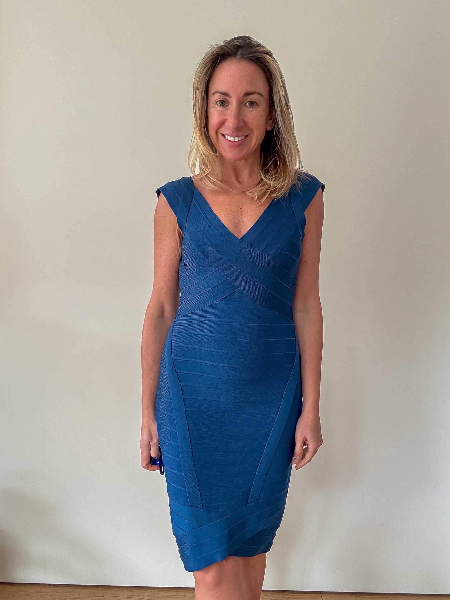 Herve Leger Nicolette Bandage Dress - Size Small