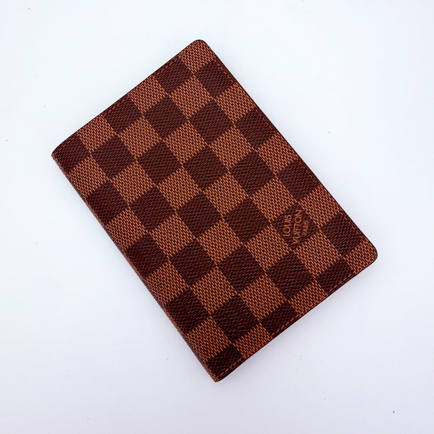 Louis Vuitton Damier Ebene Canvas Passport Holder