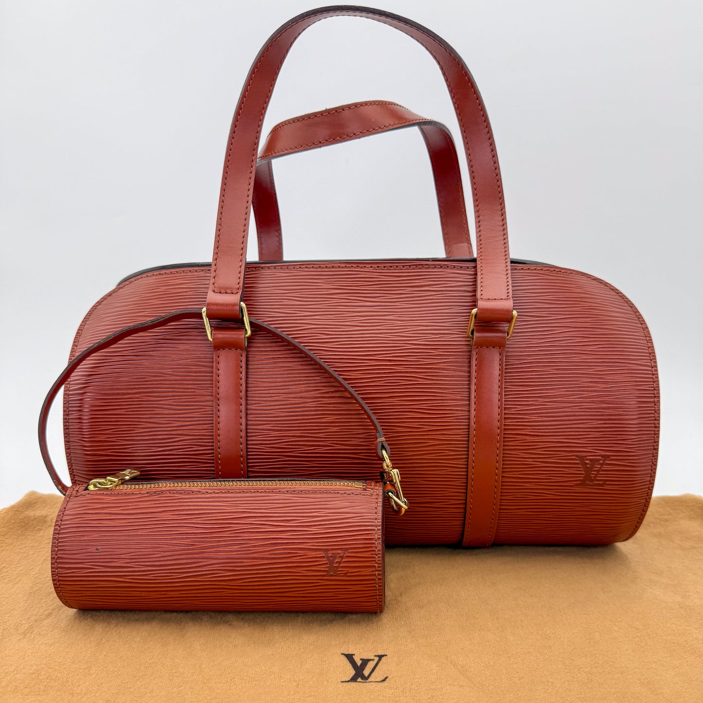 Louis Vuitton Soufflot Epi Leather Handbag