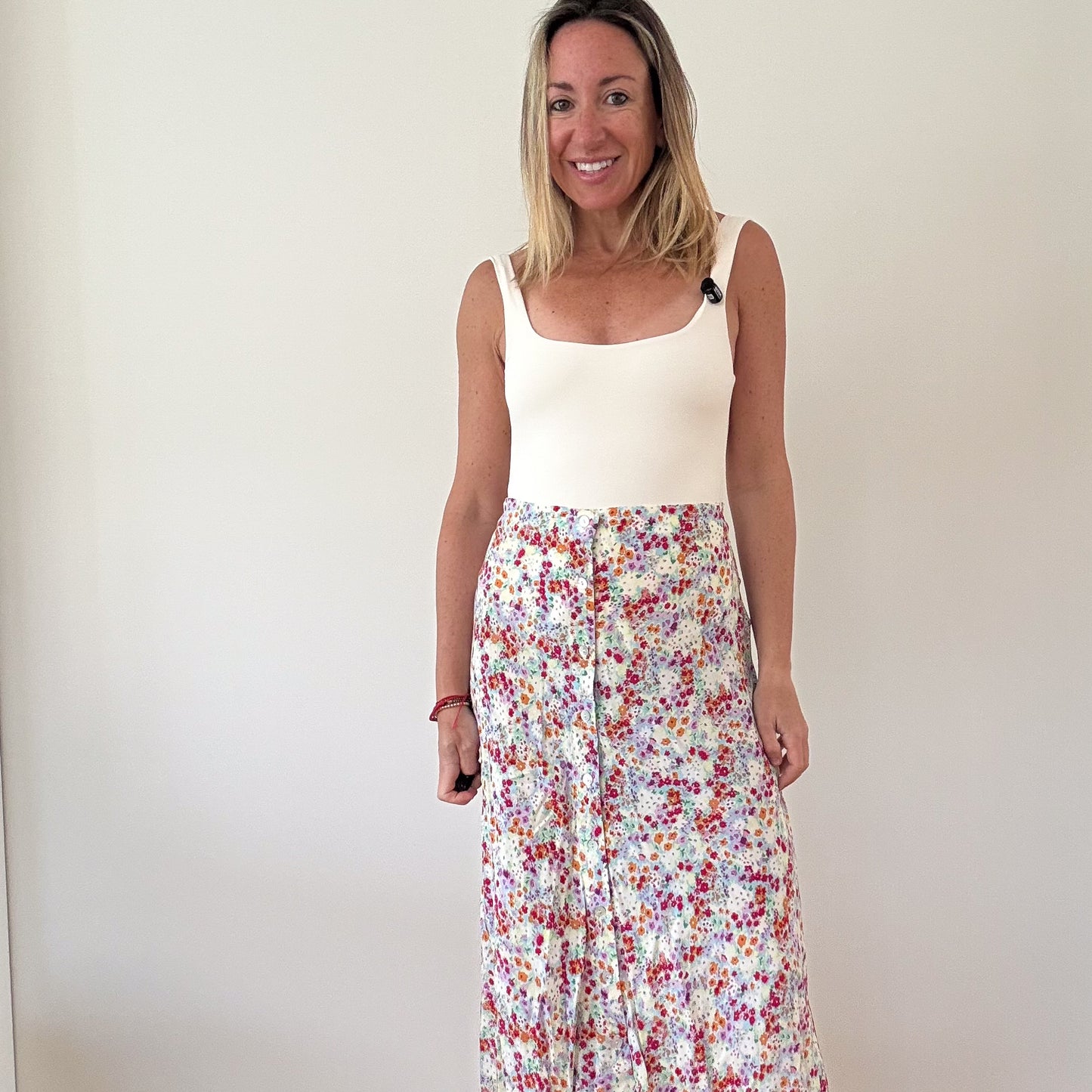 Rails Floral Print Maxi Skirt - Size M