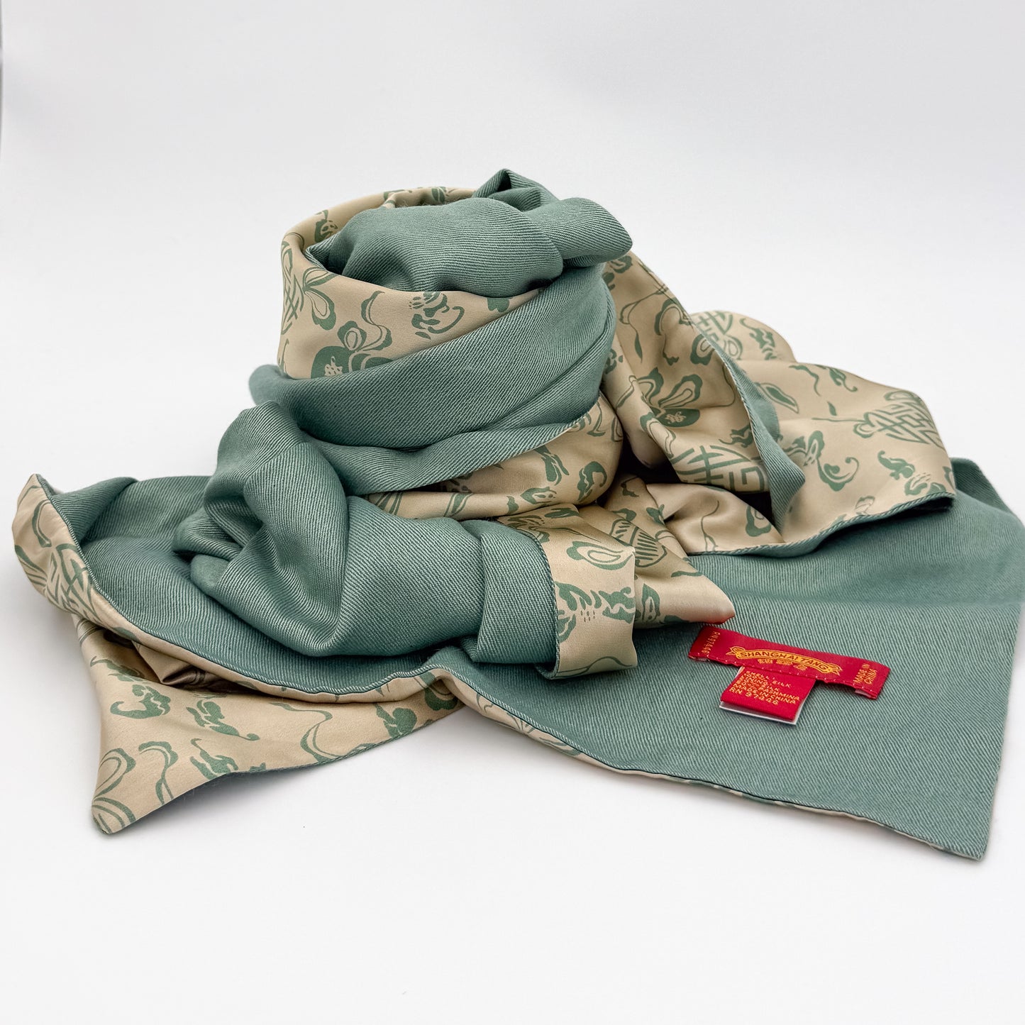 Shanghai Tang Silk and Pashmina Shawl