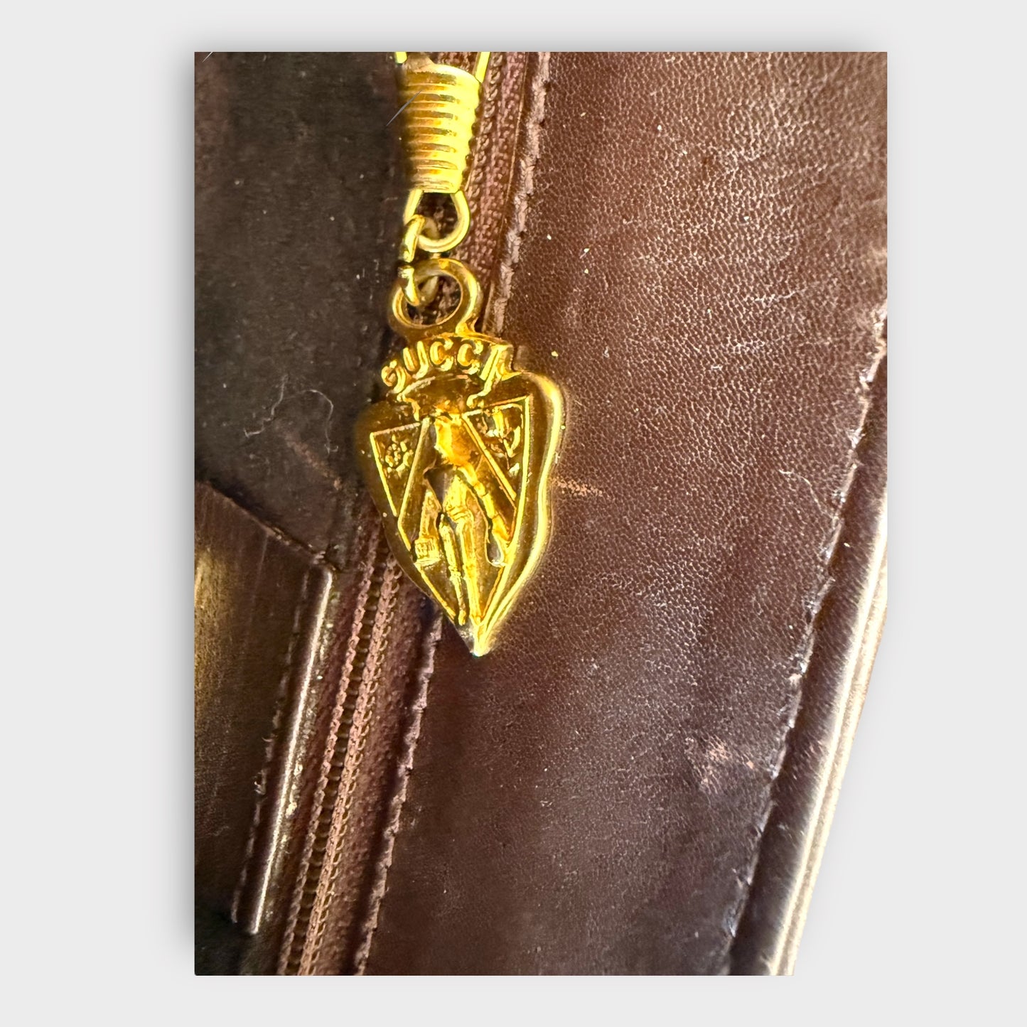 Gucci Horsebit Dark Brown Leather Crossbody