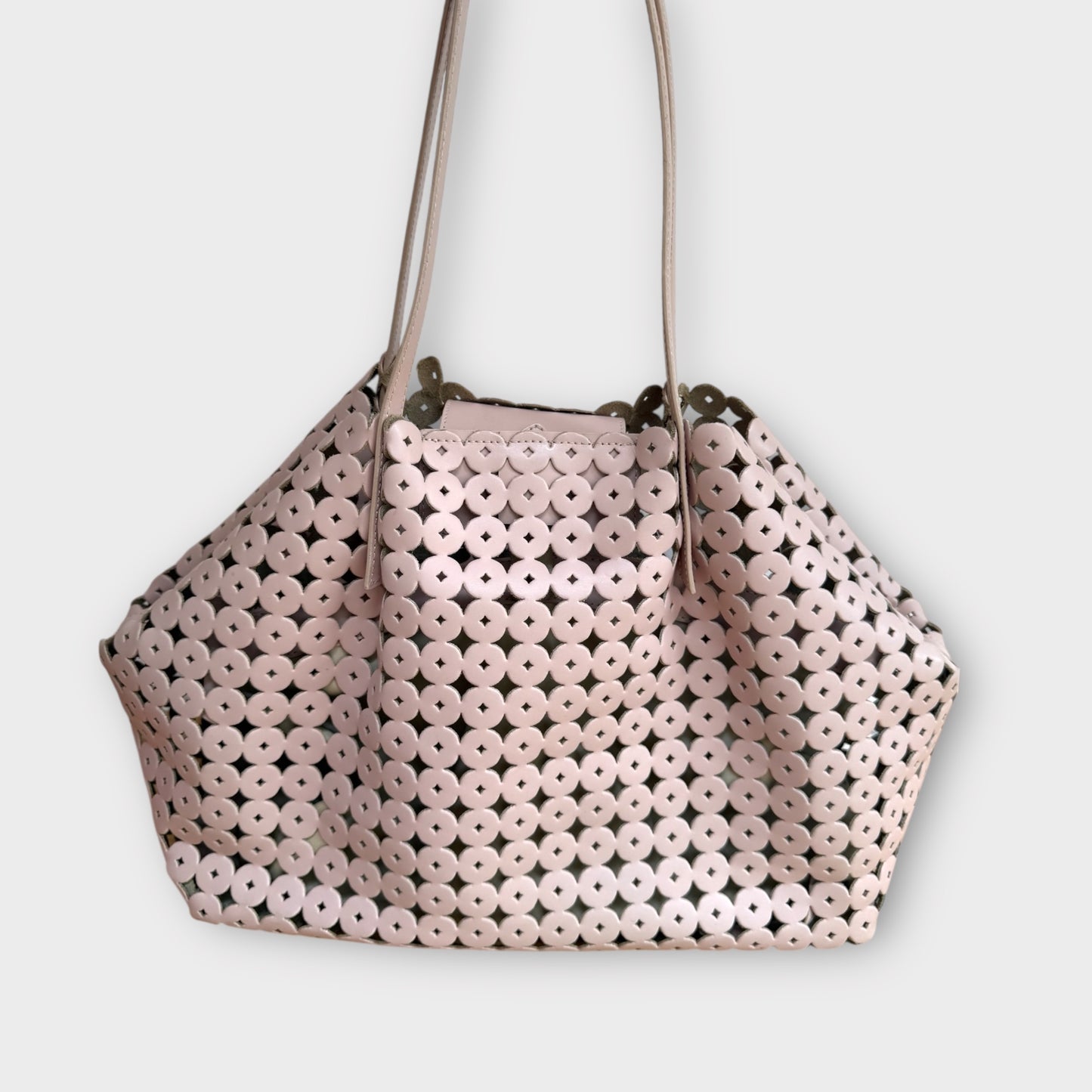 Russell & Bromley Laser Cut Leather Tote Bag