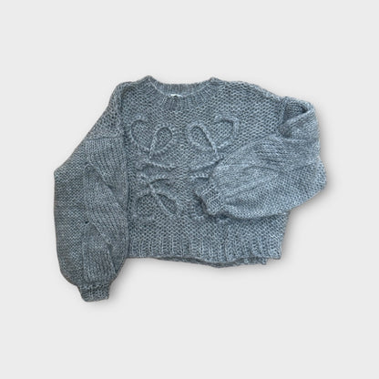 Loewe Anagram Oversized Mohair-Blend Sweater - Size XS