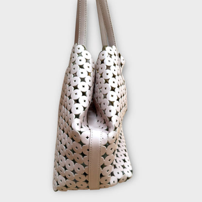 Russell & Bromley Laser Cut Leather Tote Bag