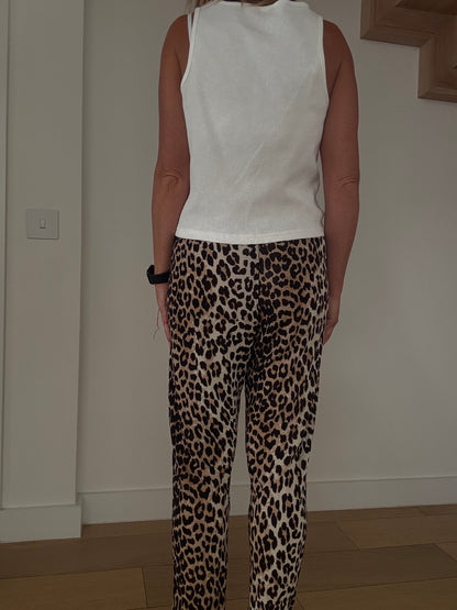 Ganni Leopard Legging - Size L