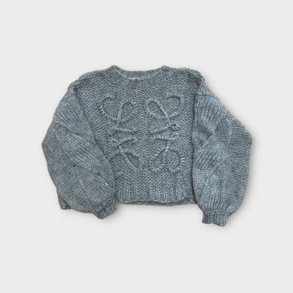 Loewe Anagram Oversized Mohair-Blend Sweater - Size XS