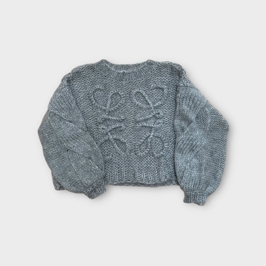 Loewe Anagram Oversized Mohair-Blend Sweater - Size XS