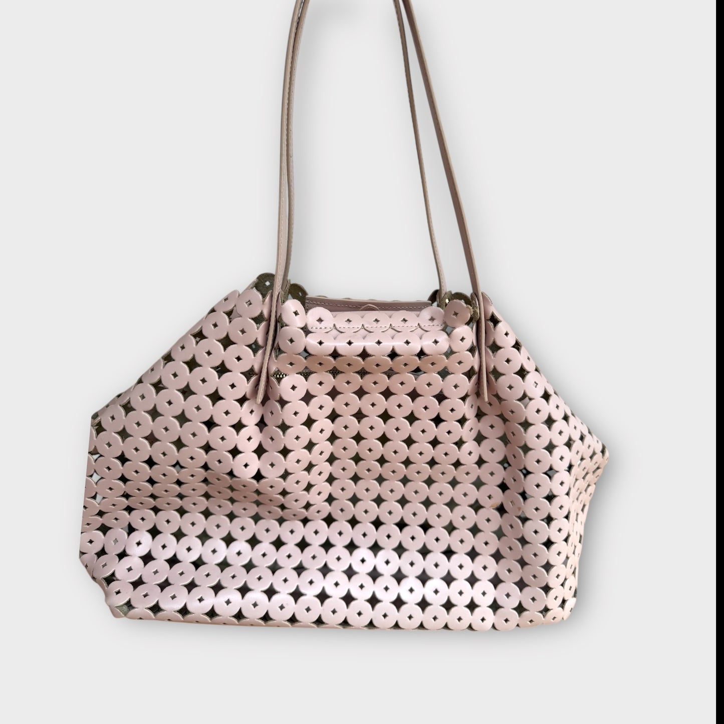 Russell & Bromley Laser Cut Leather Tote Bag