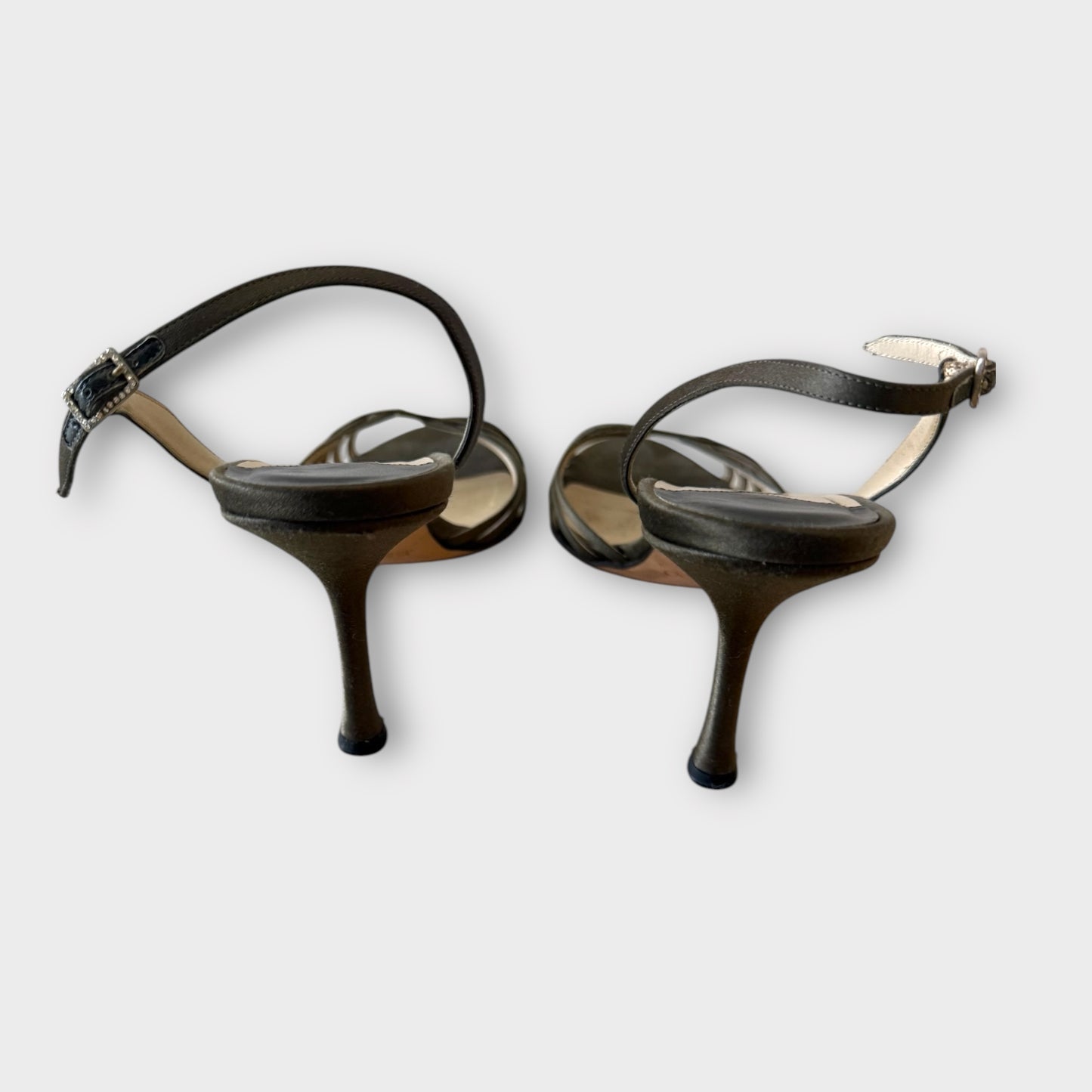 Jimmy Choo Metallic Strappy Sandal - Size 39