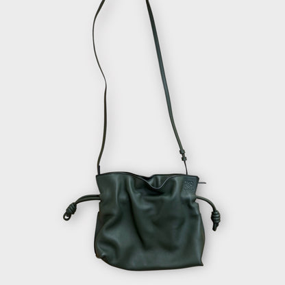 Loewe Khaki Flamenco Crossbody Bag