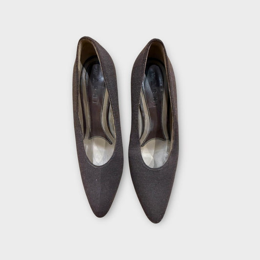 Marni Brown Block Heel Pumps - Size 40