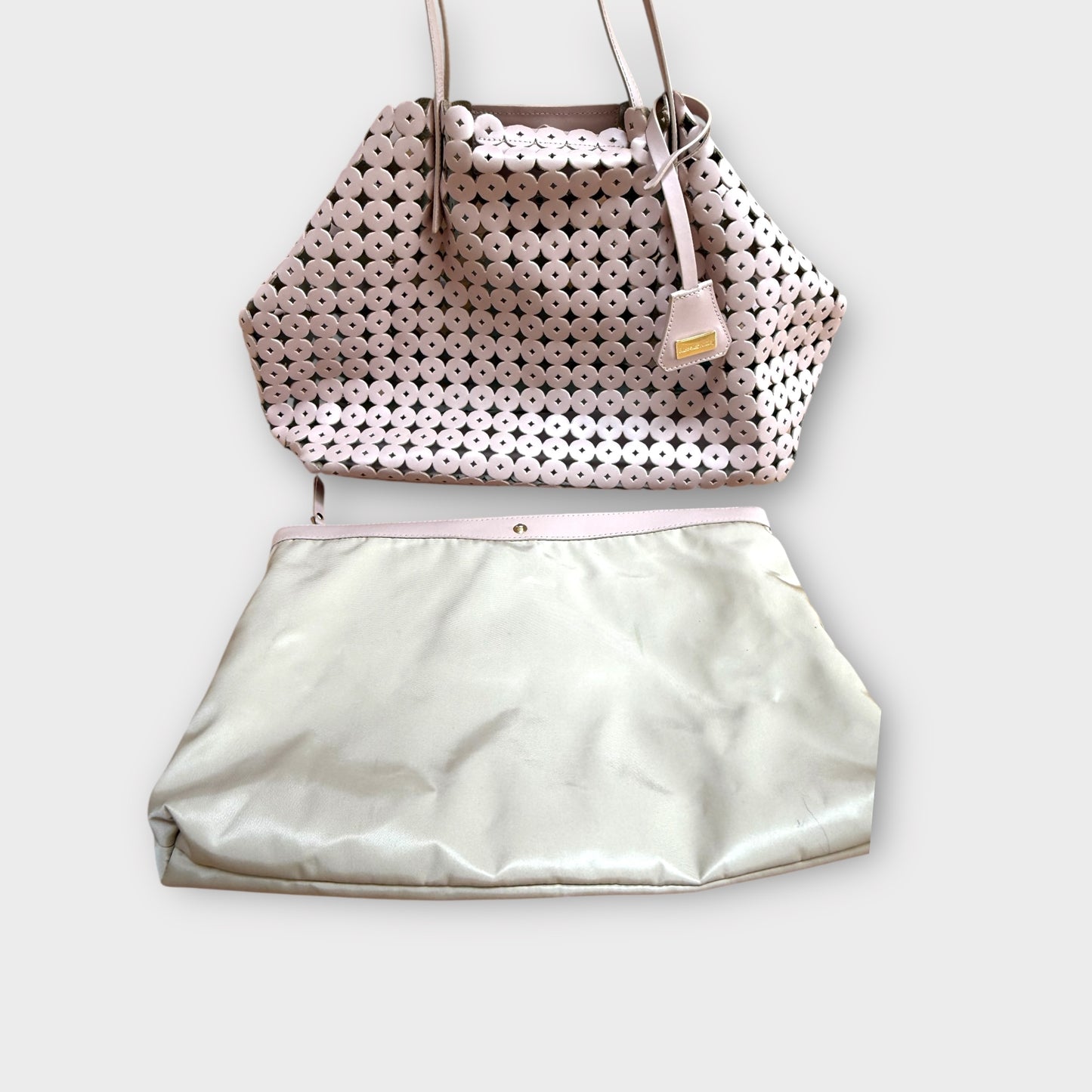 Russell & Bromley Laser Cut Leather Tote Bag