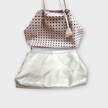 Russell & Bromley Laser Cut Leather Tote Bag