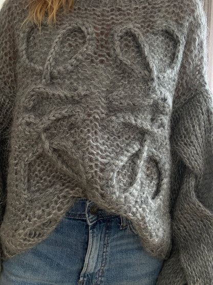 Loewe Anagram Oversized Mohair-Blend Sweater - Size XS