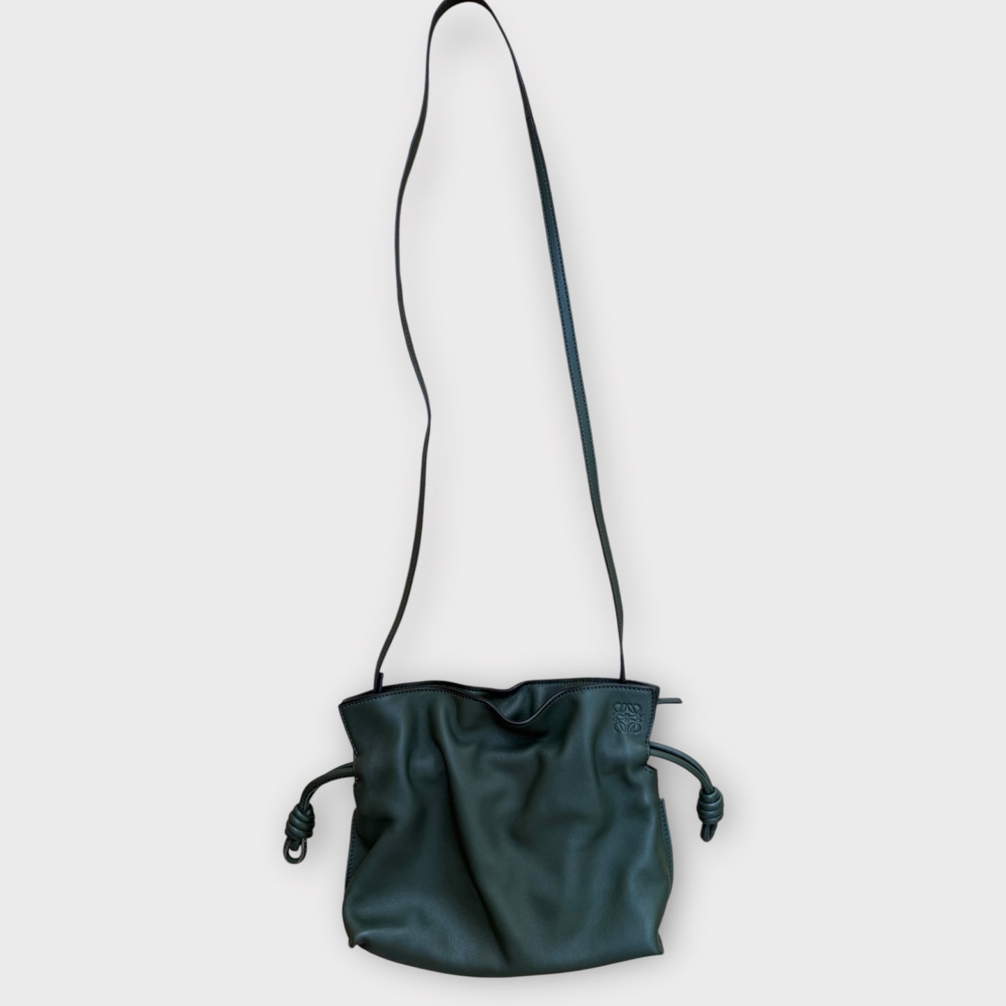 Loewe Khaki Flamenco Crossbody Bag