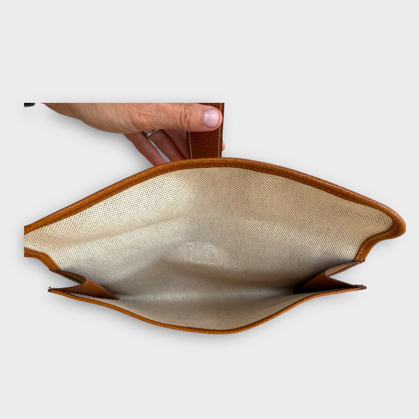 Vintage Hermès Jige Clutch Bag