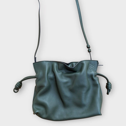 Loewe Khaki Flamenco Crossbody Bag