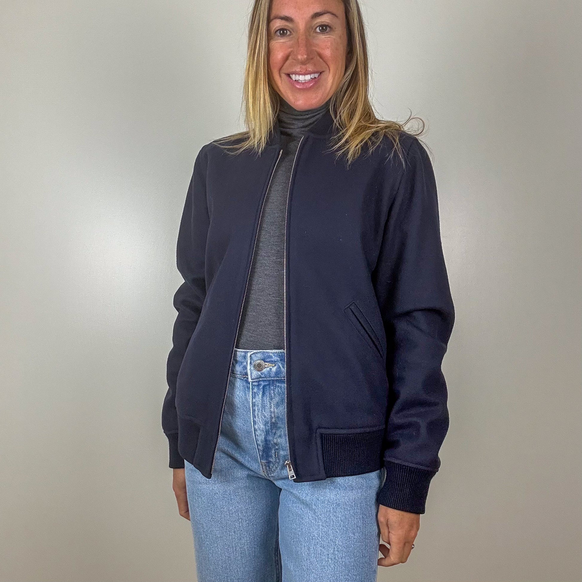 A.P.C-Bomber-Jacket-Preloved-Luxury-London-Side