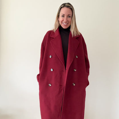 American Vintage Wool Blend Coat - Size Small