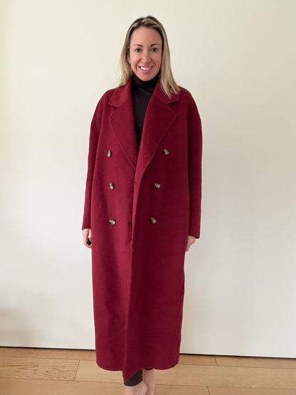 American Vintage Wool Blend Coat - Size Small