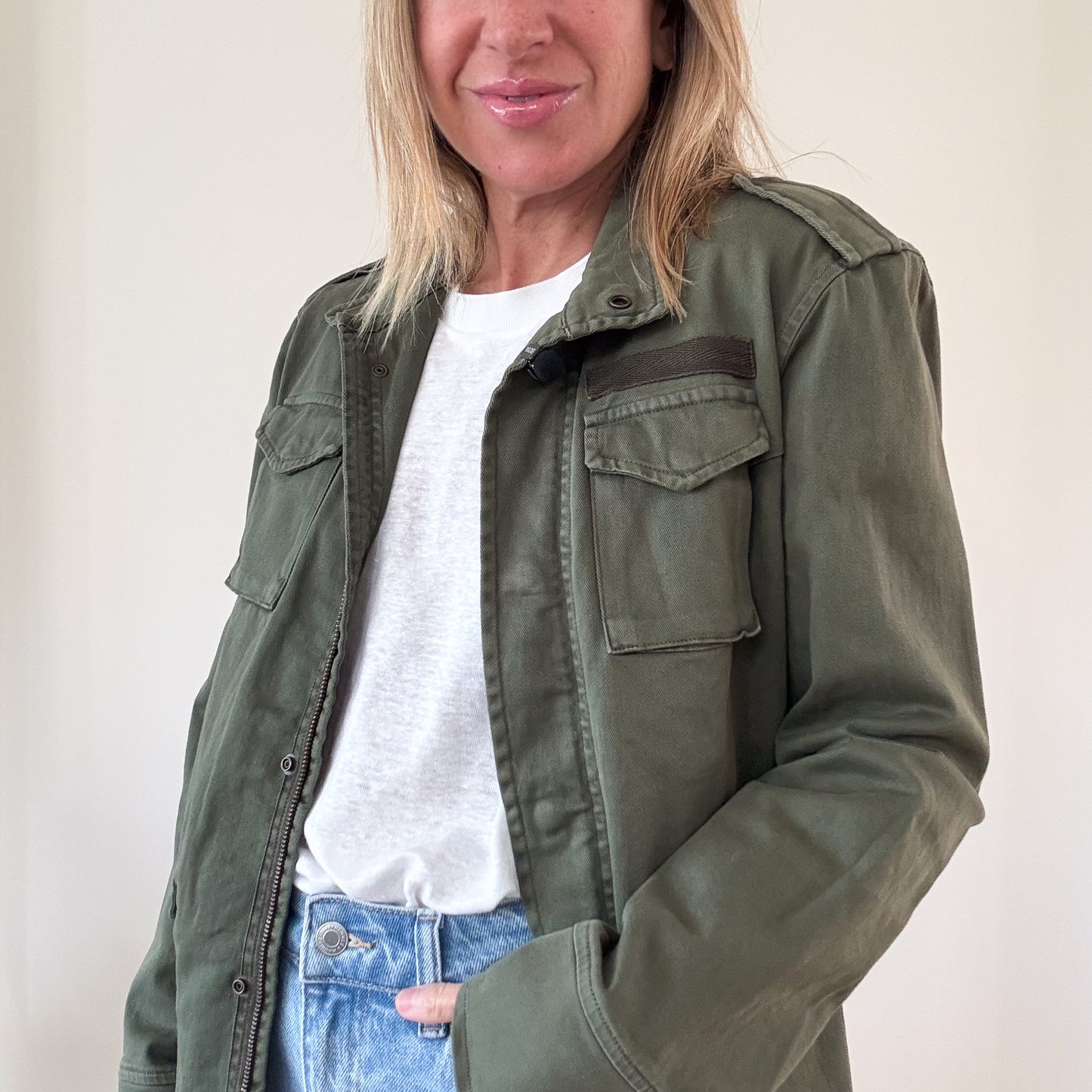 Anine Bing Khaki Army Jacket - Size Small