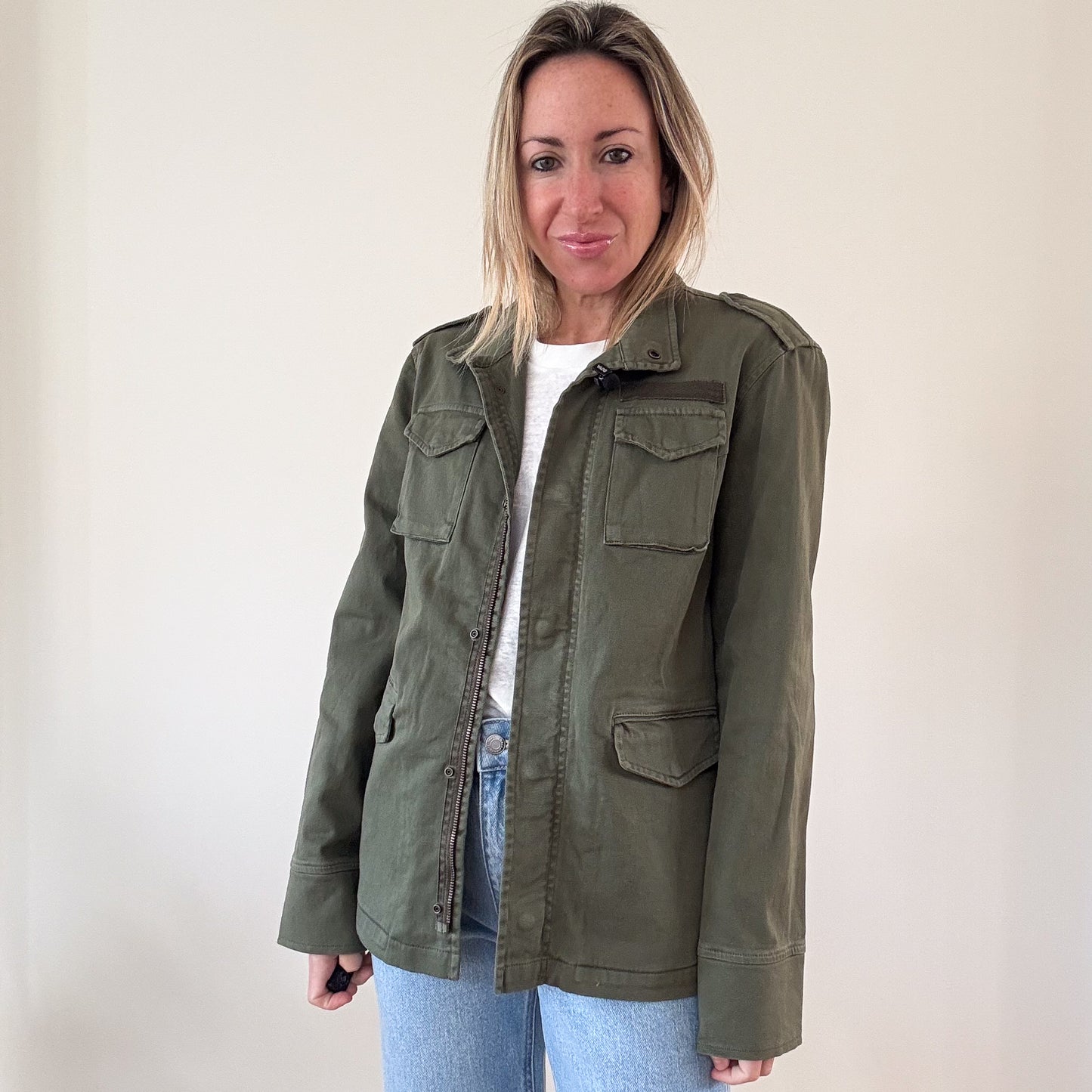 Anine Bing Khaki Army Jacket - Size Small