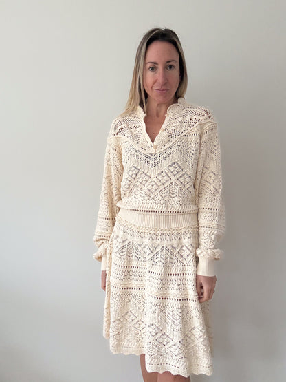 Ba&Sh Crochet Dress - Size 10