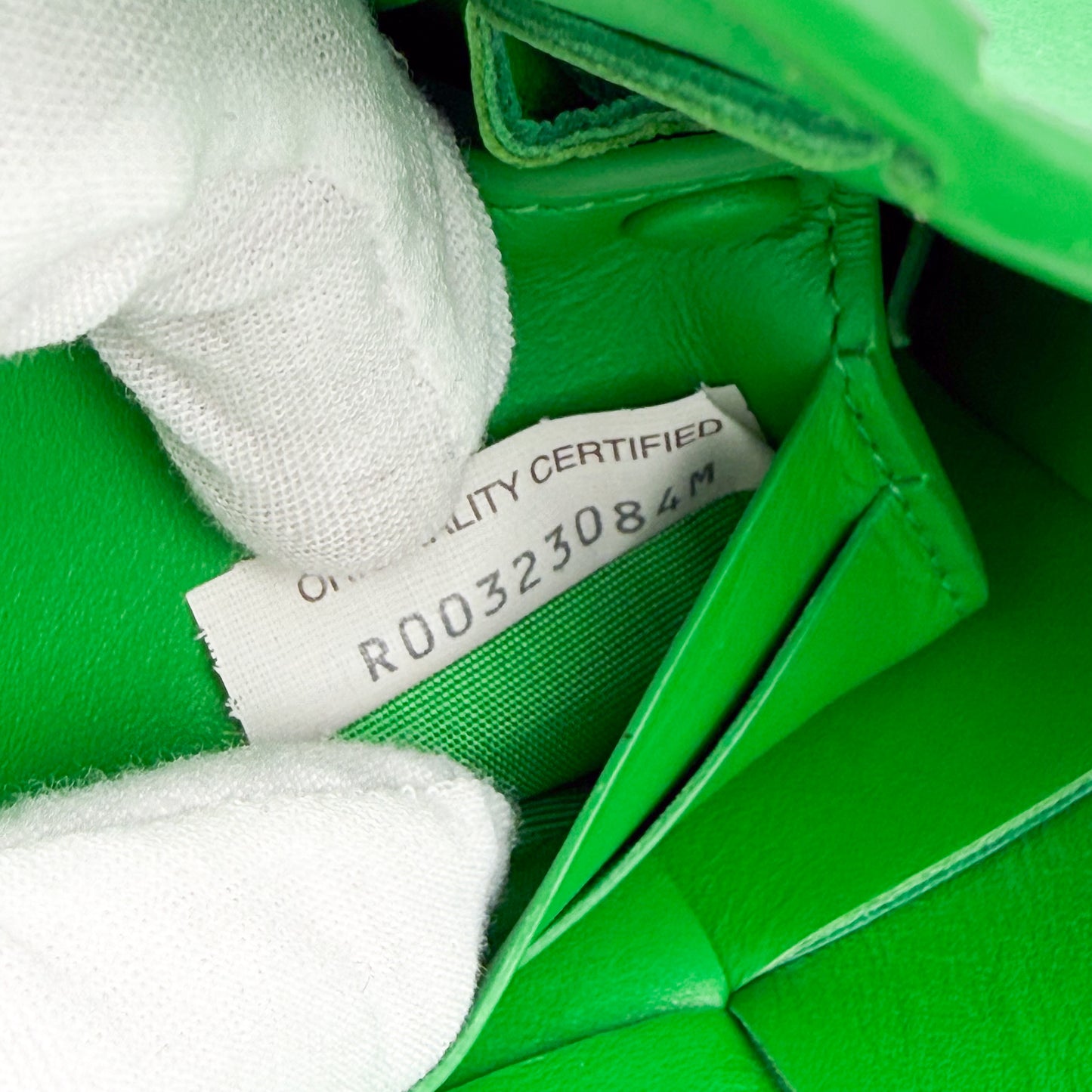 Bottega Veneta Cassette Intrecciato Shoulder Bag in Parakeet Green