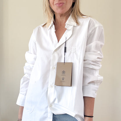 Burberry Mens Cotton Shirt - Size Large