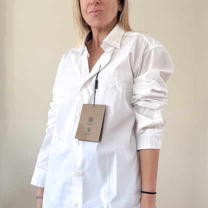 Burberry Mens Cotton Shirt - Size Large