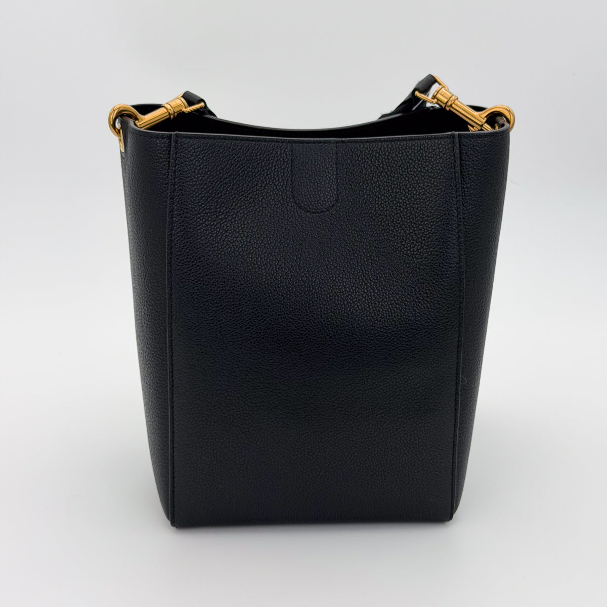 Celine black Seau Sangle bucket bag - back view