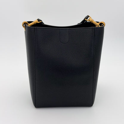 Celine black Seau Sangle bucket bag - back view