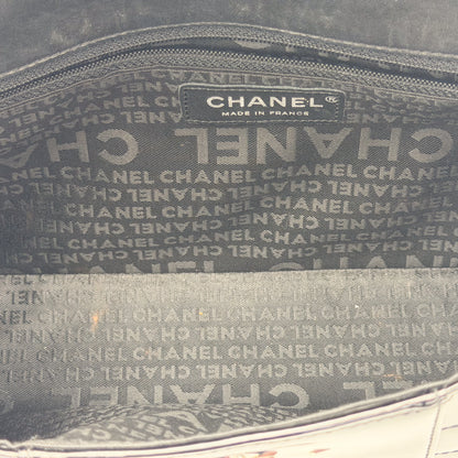 Chanel Vertical Stitch Black Patent Flap Bag | Authentic Preloved