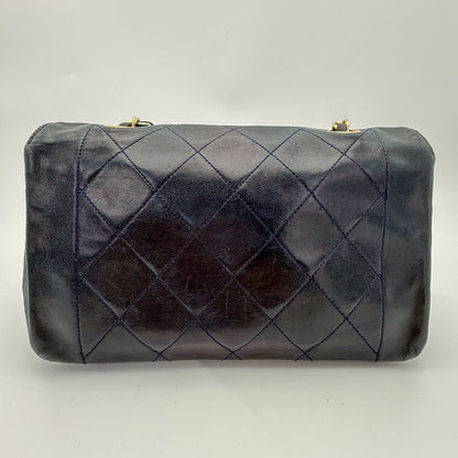 Chanel Diana Flap in Navy Quilted Leather