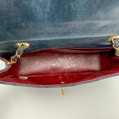 Chanel Diana Flap in Navy Quilted Leather