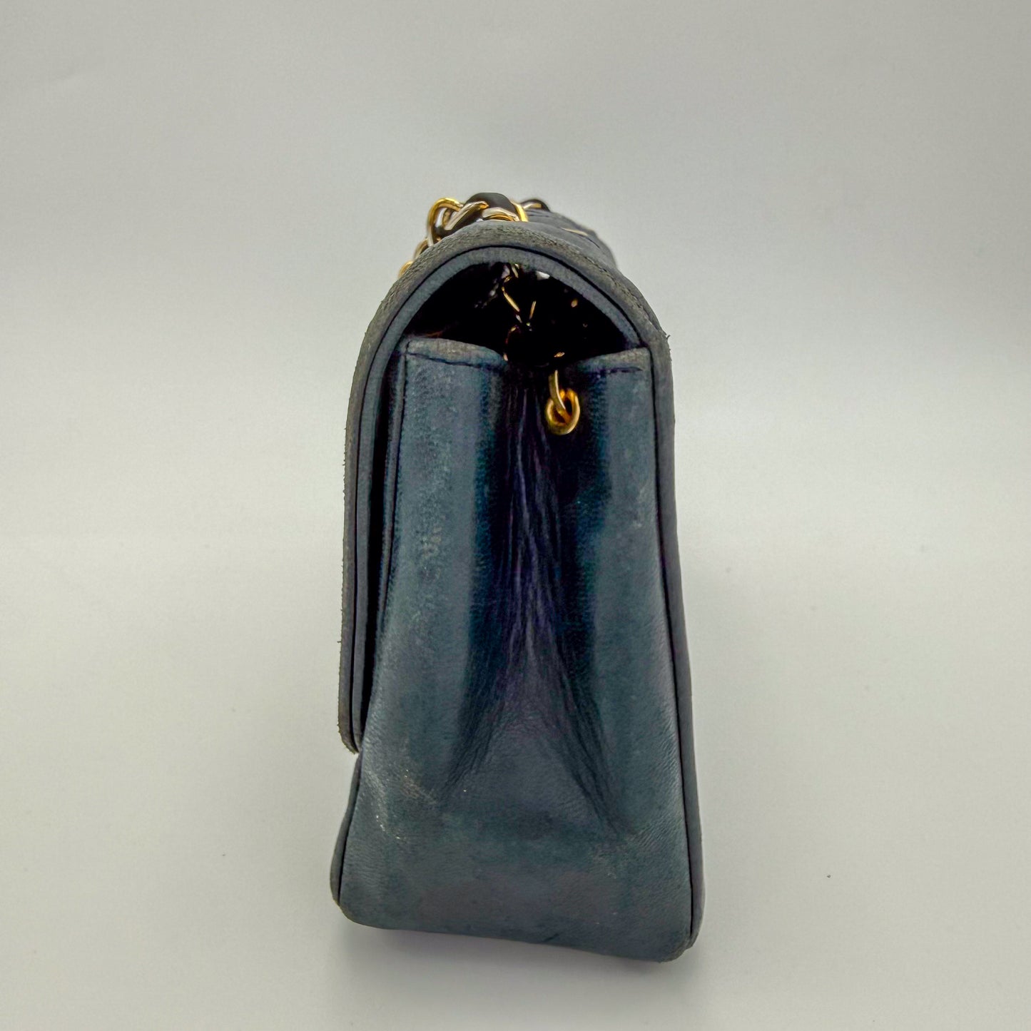 Chanel Diana Flap in Navy Quilted Leather