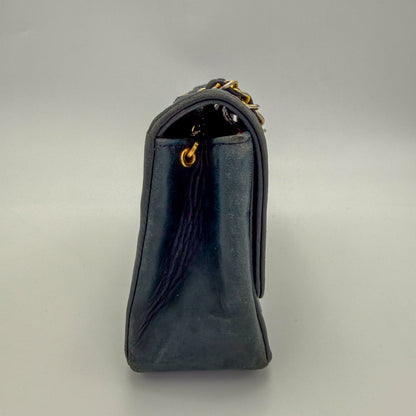 Chanel Diana Flap in Navy Quilted Leather