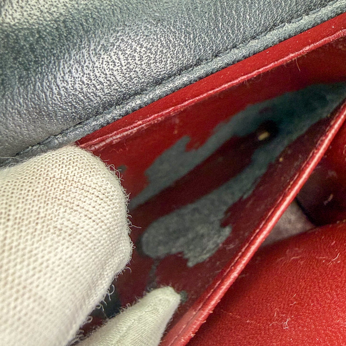 Vintage Chanel Black Leather Flap Bag