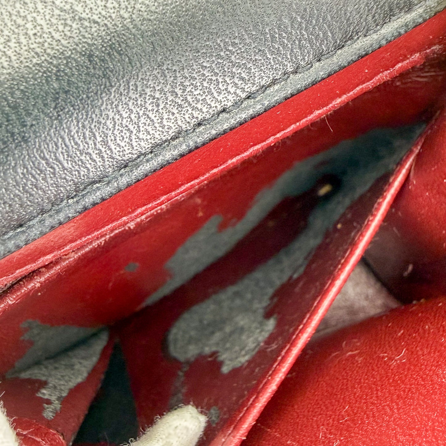 Vintage Chanel Black Leather Flap Bag