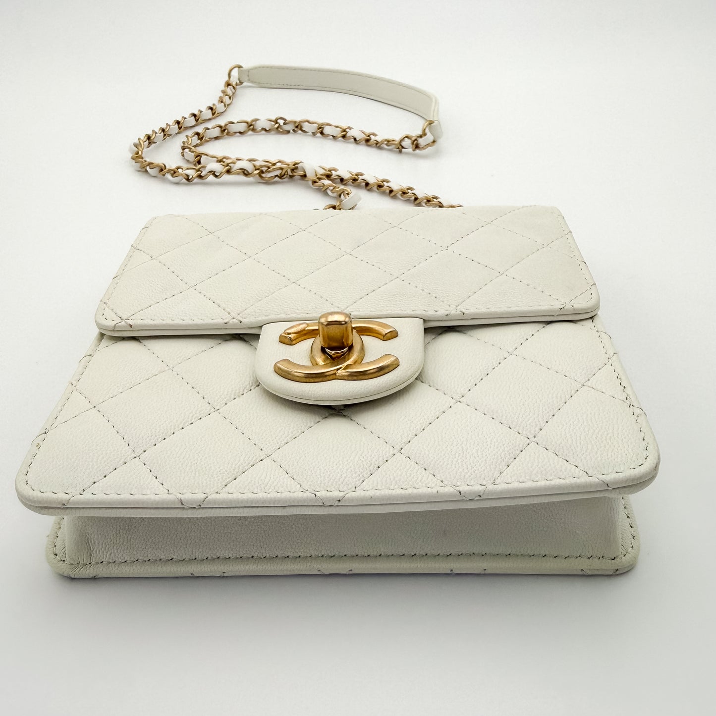 Chanel Vertical Pearl Flap Bag