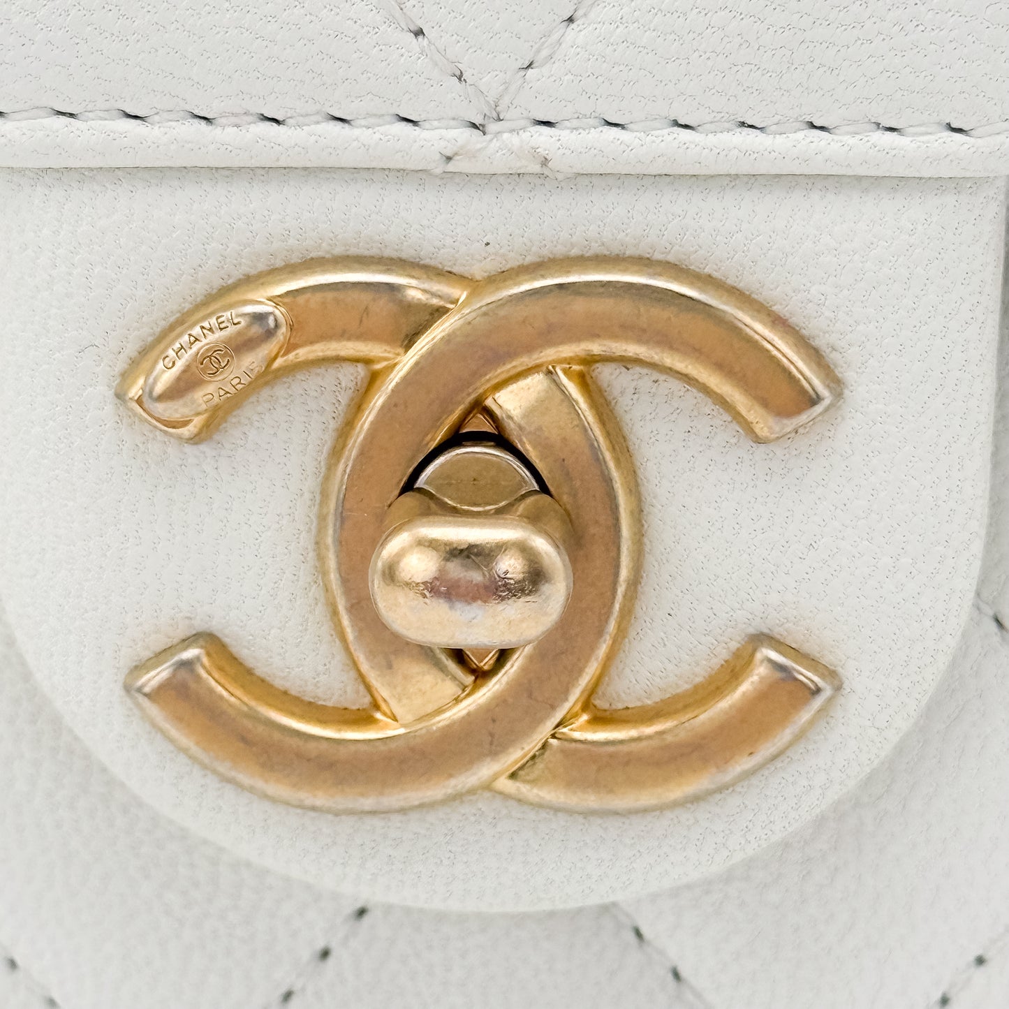 Chanel Vertical Pearl Flap Bag