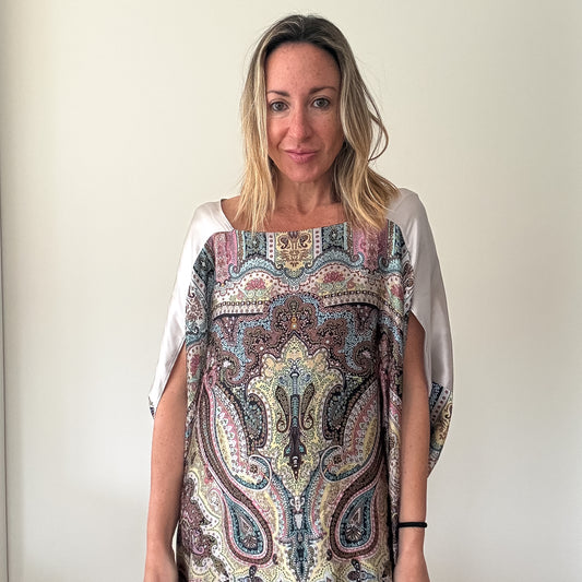 DAY Birger et Mikkelsen Silk Paisley Kaftan Dress - O/S