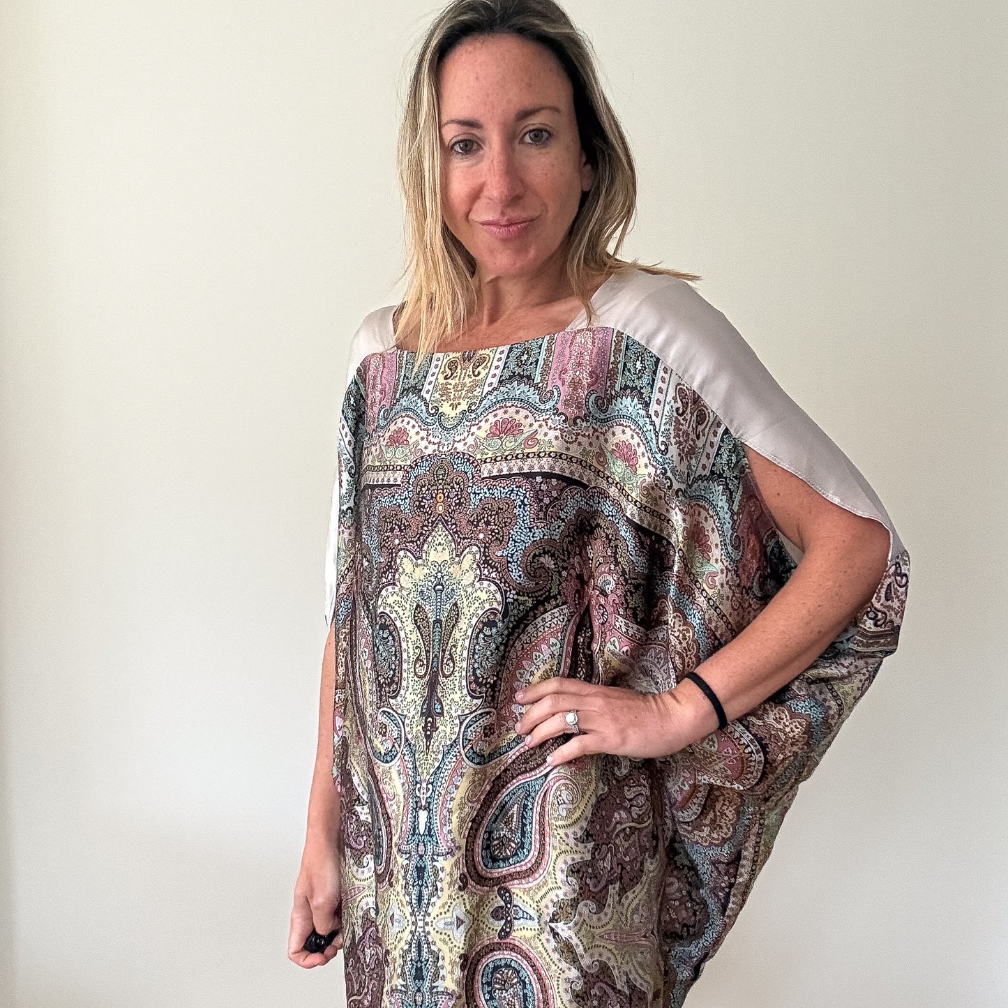 DAY Birger et Mikkelsen Silk Paisley Kaftan Dress - O/S