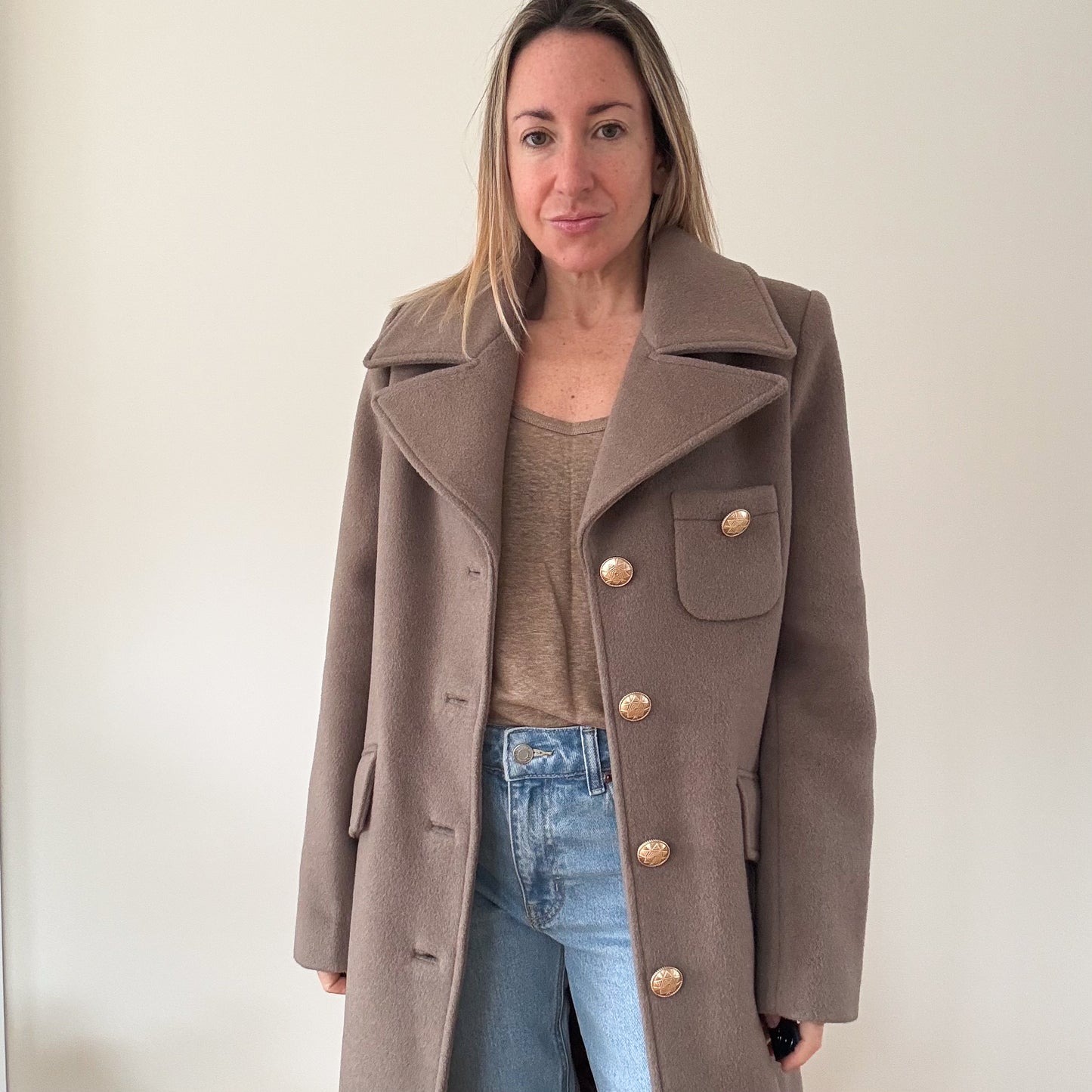 Dea Kudibal Ginza Coat in Praline - Size M