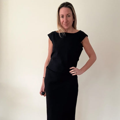 Diane von Furstenberg Black Sleeveless Dress - Size 10