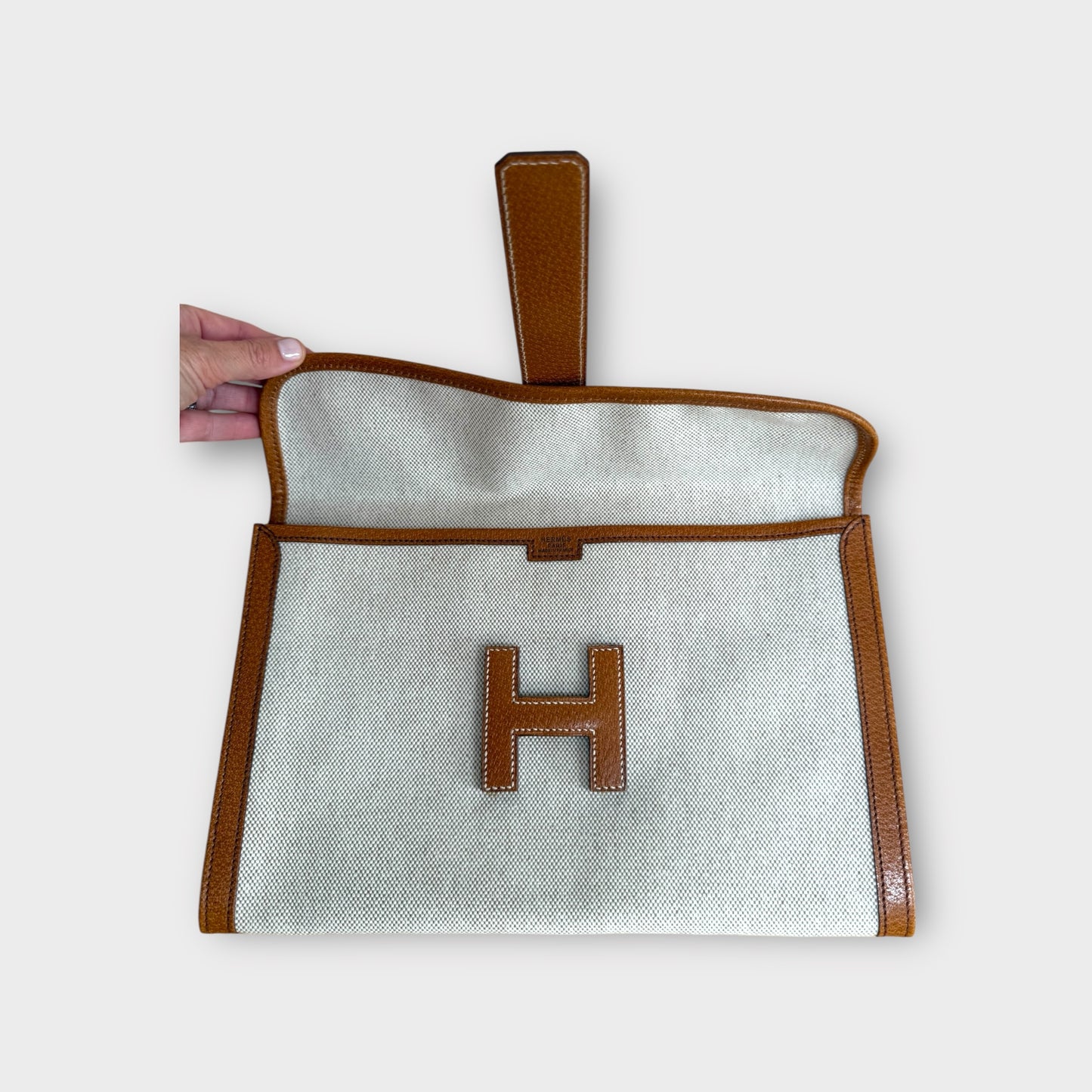 Vintage Hermès Jige Clutch Bag