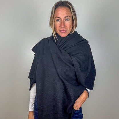 Equipment Black Cashmere Travel Wrap